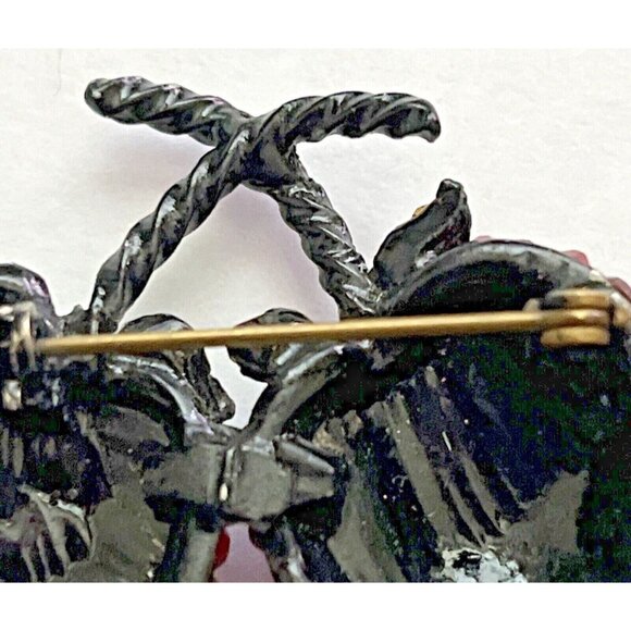 Weiss Strawberry Lapel Brooch Pin Vintage - Picture 7 of 12